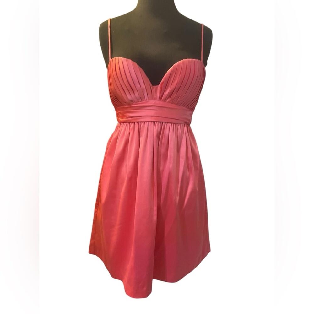 Y2K Bcbg Pink Babydoll Feminine Pocket Mini Dress 2 Party Sweetheart Going Out